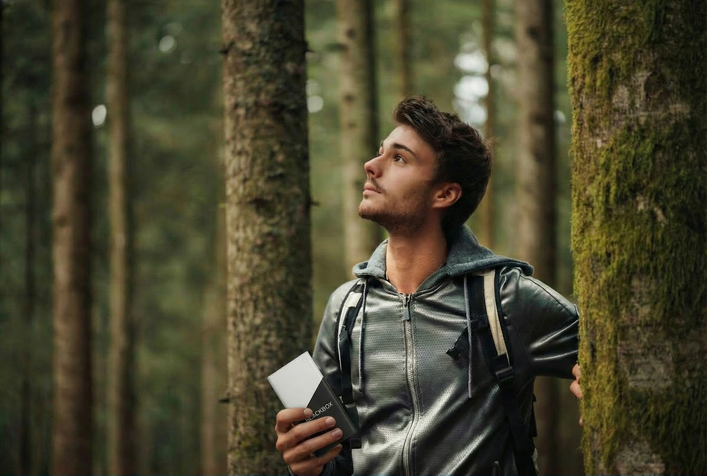 Hiker using BlackBox Mini